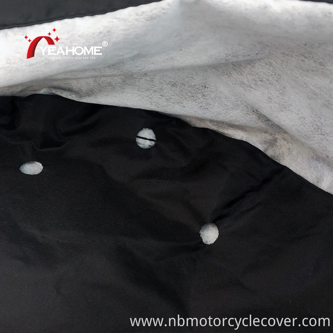 Top Vent Hole Design 100% Water-Proof Anti-UV Motorcycle Cover